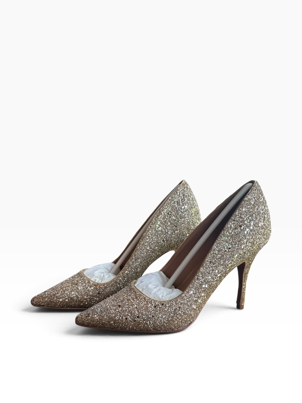 ✨ Linea Paolo Payton Gold Glitter Pumps – NIB – Size 6M ✨